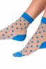 Женские прозрачные носки в горошек Pretty Polly Trends/Blue spot/ASB1 - фото 1