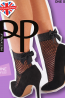 Модные женские носки в сетку Pretty Polly LUREX FISHNET ANKLETS WITH BOW AVQ9 - фото 2