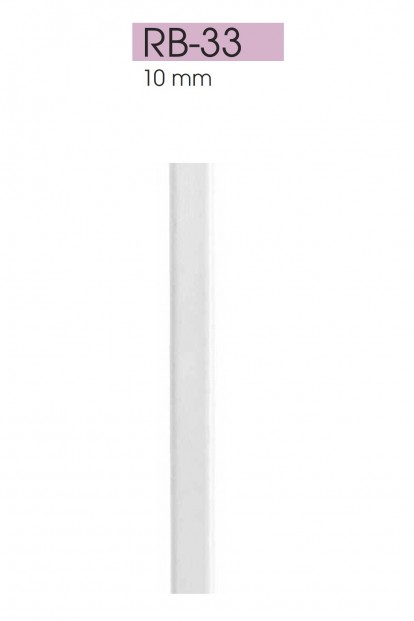 Белые тканевые бретельки 10мм для бюстгальтера Julimex RB-33 - фото 1