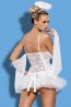 Эротический ролевой костюм ангела из боди и пышной юбки Obsessive Swangel Set - фото 4