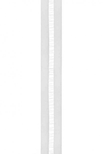 Белые тканевые бретельки для бюстгальтера с серебряной нитью Julimex RB-409 - фото 1