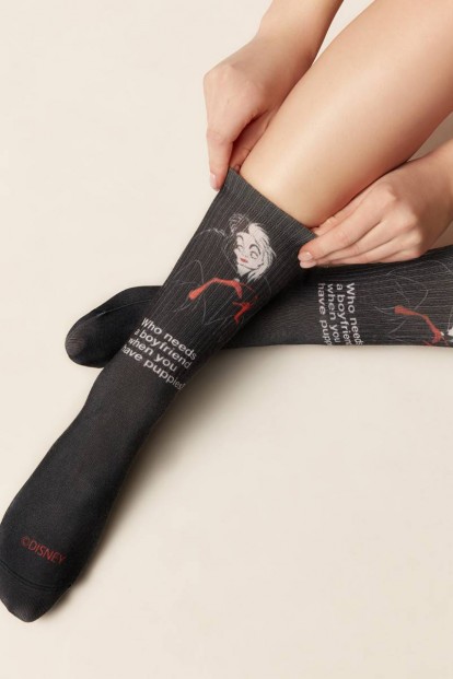 Женские носки классической длины с рисунком Conte disney  - фото 1