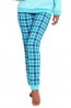 Хлопковая женская пижама со штанами в клетку Cornette 671 - фото 4