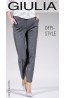 Плотные женские брюки легинсы прямого кроя в офисном стиле Giulia OFFI-STYLE 03 - фото 2