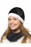 Детская шапка со стразами для девочек LARMINI LR-CAP-156410 - фото 6