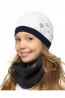 Детская шапка со стразами для девочек LARMINI LR-CAP-156410 - фото 1