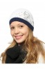 Детская шапка со стразами для девочек LARMINI LR-CAP-156411 - фото 1