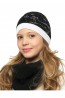Детская шапка со стразами для девочек LARMINI LR-CAP-156146 - фото 6