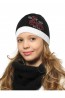 Детская шапка со стразами для девочек LARMINI LR-CAP-156558 - фото 6