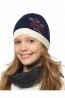 Детская шапка со стразами для девочек LARMINI LR-CAP-156558 - фото 5