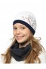 Детская шапка со стразами для девочек LARMINI LR-CAP-156161 - фото 1