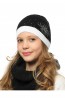 Детская шапка со стразами для девочек LARMINI LR-CAP-156341 - фото 2