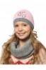 Детская шапка со стразами для девочек LARMINI LR-CAP-156559 - фото 3