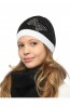 Детская шапка со стразами для девочек LARMINI LR-CAP-156342 - фото 6