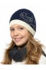 Детская шапка со стразами для девочек LARMINI LR-CAP-156487-02 - фото 2
