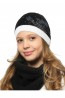 Детская шапка со стразами для девочек LARMINI LR-CAP-156344 - фото 6