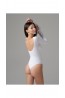 Облегающее боди с длинными рукавами и глубоким вырезом на спине Mademoiselle body scollatura sul retro - фото 4