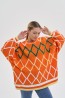 Стильный женский свитер oversize Melle 4111  - фото 4