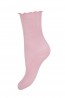Женские однотонные хлопковые носки с рюшей на резинке Mademoiselle 19_классика с рюшкой - фото 4