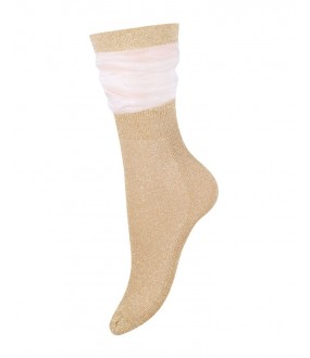 Оригинальные женские носки с люрексом 
