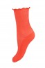 Женские однотонные хлопковые носки с рюшей на резинке Mademoiselle 19_классика с рюшкой - фото 3