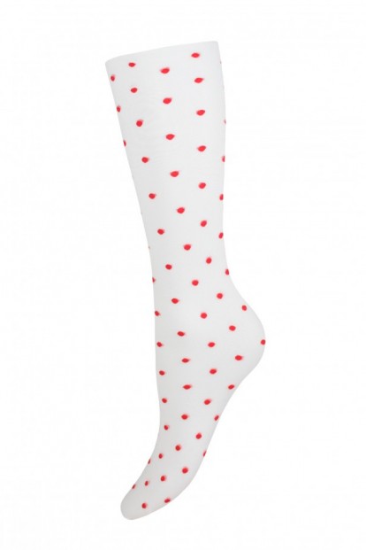 Женские высокие носки гольфы в горошек плотностью 20 den Mademoiselle confetti (c.) - фото 1