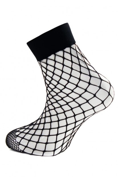 Женские носки в крупную сетку с мыском в мелкую сетку Mademoiselle rete grande 15 den - фото 1