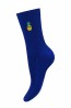 Женские яркие однотонные хлопковые носки с вышивкой Mademoiselle sc-1892-4 - фото 1