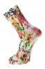 Женские эластичные носки с ярким цветочным принтом Mademoiselle tartu (c.) - фото 2