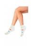Женские принтованные носки из хлопка Mademoiselle 3cb96 cuori  - фото 1