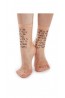 Женские прозрачные эластичные носки с надписями Mademoiselle crazy (c.) - фото 3