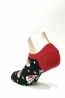Женские короткие хлопковые носки с новогодним принтом Mademoiselle sc 092020-1619 мордочки - фото 3