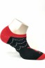 Женские короткие хлопковые носки с новогодним принтом Mademoiselle sc 092020-1620 дед мороз - фото 2