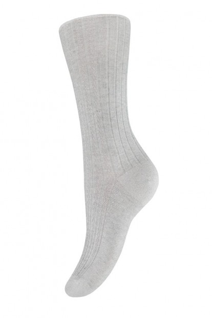 Женские высокие хлопковые носки с люрексом Mademoiselle florida  - фото 1