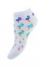 Низкие женские носки из хлопка с рисунком Mademoiselle flamingo - фото 1