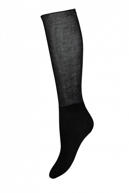 Женские хлопковые носки гольфы без рисунка Mademoiselle coral (c.) - фото 1