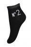 Женские однотонные носки из модала с рисунком из люрекса Mademoiselle 9522 (№ 2) - фото 3