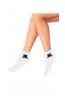 Женские однотонные носки с аппликацией из страз Mademoiselle 9522-6 кот - фото 3