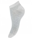 Женские низкие хлопковые носки с отделкой из люрекса