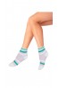 Тонкие женские носки в полоску средней высоты Mademoiselle 3a88 glitter (c.) - фото 2