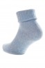 Женские однотонные шерстяные носки с отворотом Mademoiselle granato - фото 2