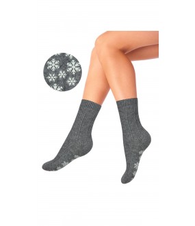 Женские теплые нескользящие носки с кашемиром
