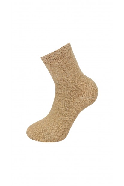 Женские однотонные шерстяные носки Mademoiselle классика - фото 1