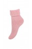 Женские однотонные шерстяные носочки Mademoiselle с отворотом  - фото 7