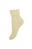 Женские однотонные шерстяные носочки Mademoiselle с отворотом  - фото 20