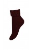 Женские однотонные шерстяные носочки Mademoiselle с отворотом  - фото 12