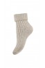 Женские однотонные шерстяные носочки Mademoiselle с отворотом  - фото 22