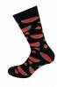Мужские носки из хлопка с оригинальным рисунком Melle 24_арбуз - фото 1