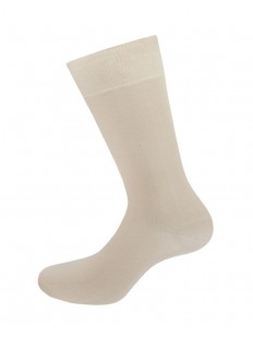 Классические мужские хлопковые носки бежевого цвета