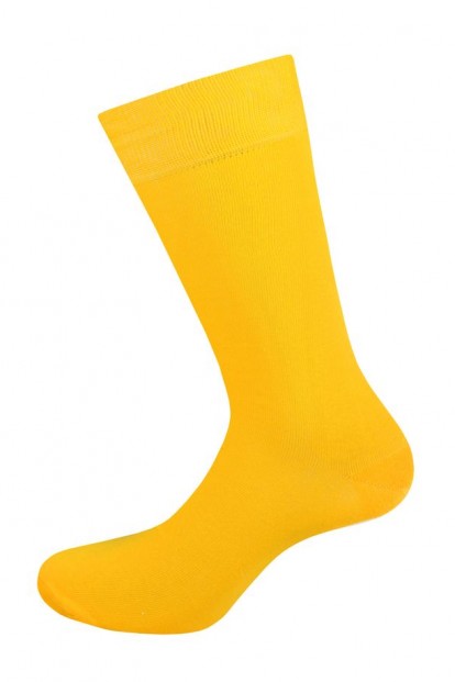 Яркие однотонные мужские носки из хлопка Melle sc 092020-1604 - фото 1